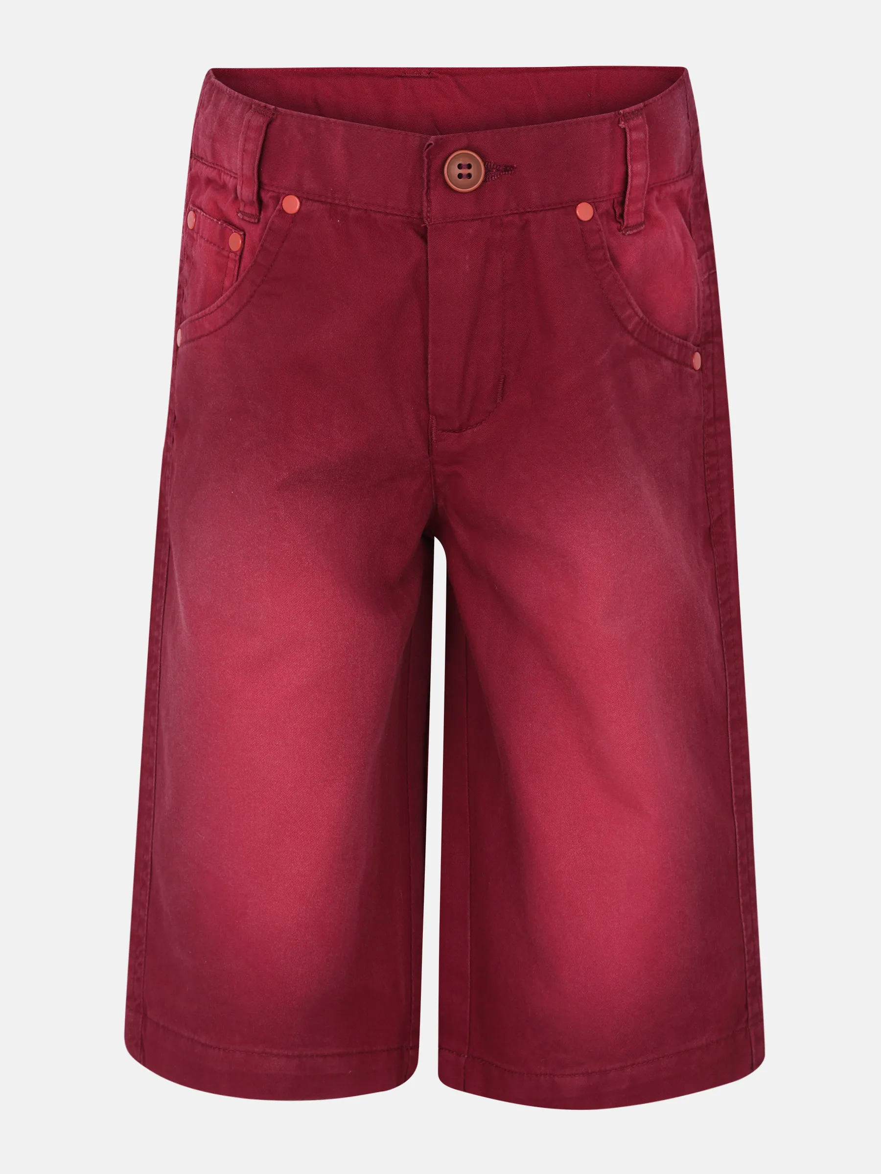 Maroon Gabardine Short Pant